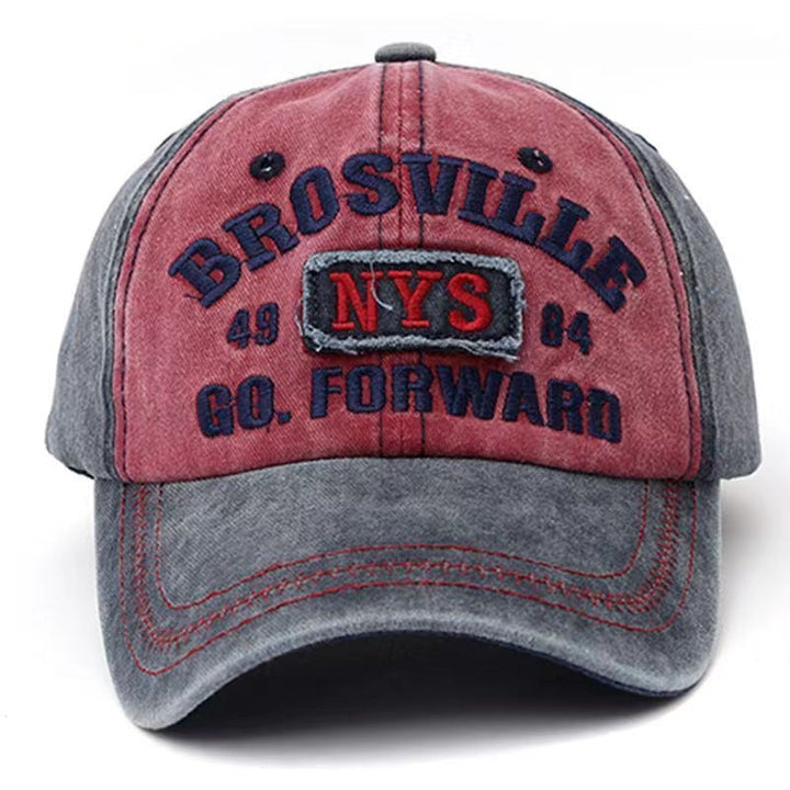 Men's Distressed Vintage-Inspired Baseball Cap Kalsten
