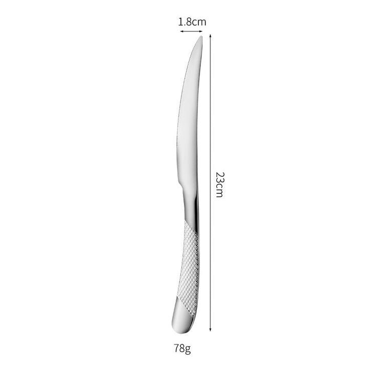 Fine and elegant table knife with non-slip handle Kalsten