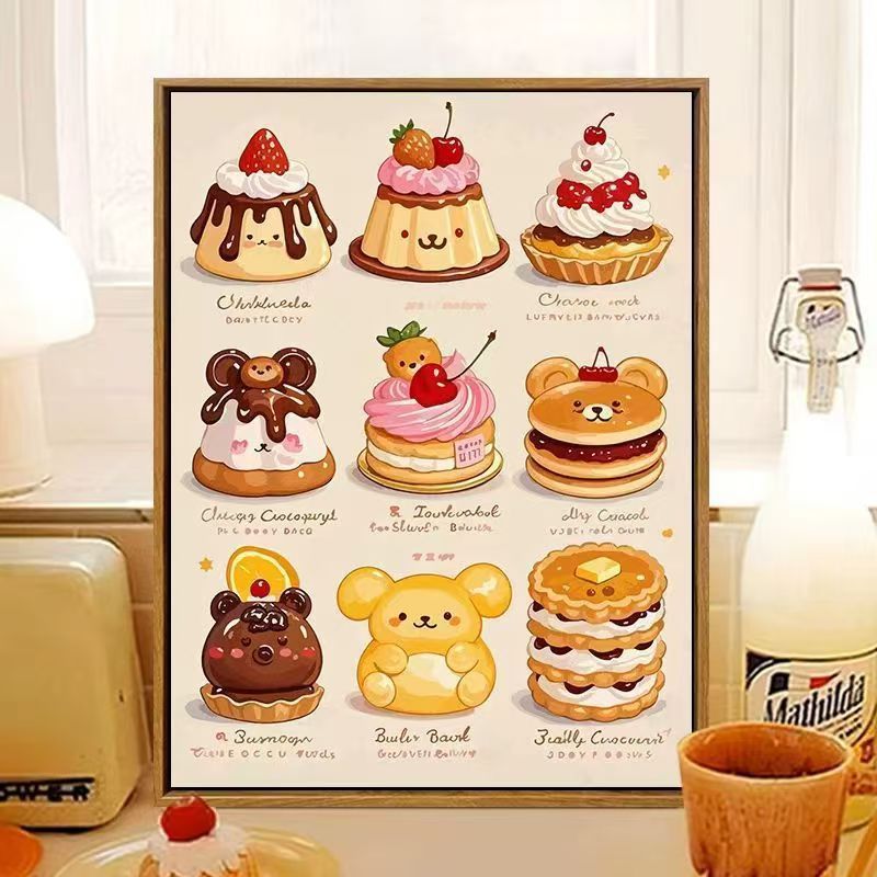 Cute Dessert-Themed Wall Art Kalsten