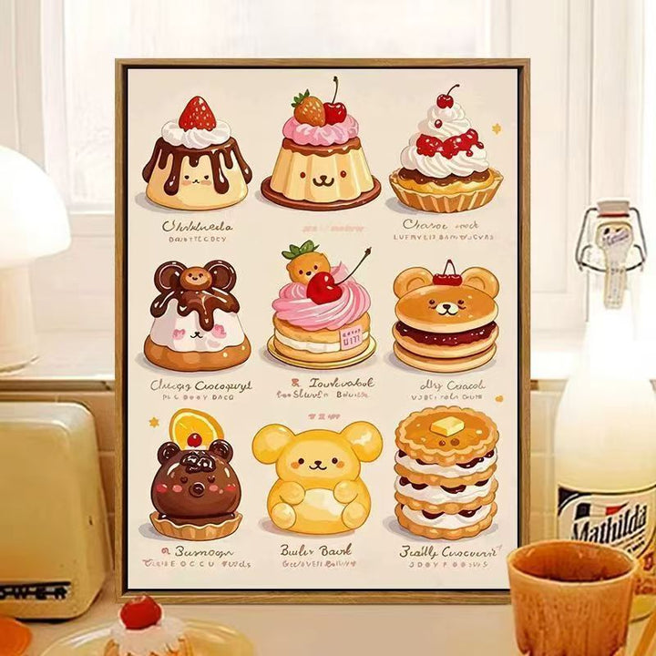 Cute Dessert-Themed Wall Art Kalsten