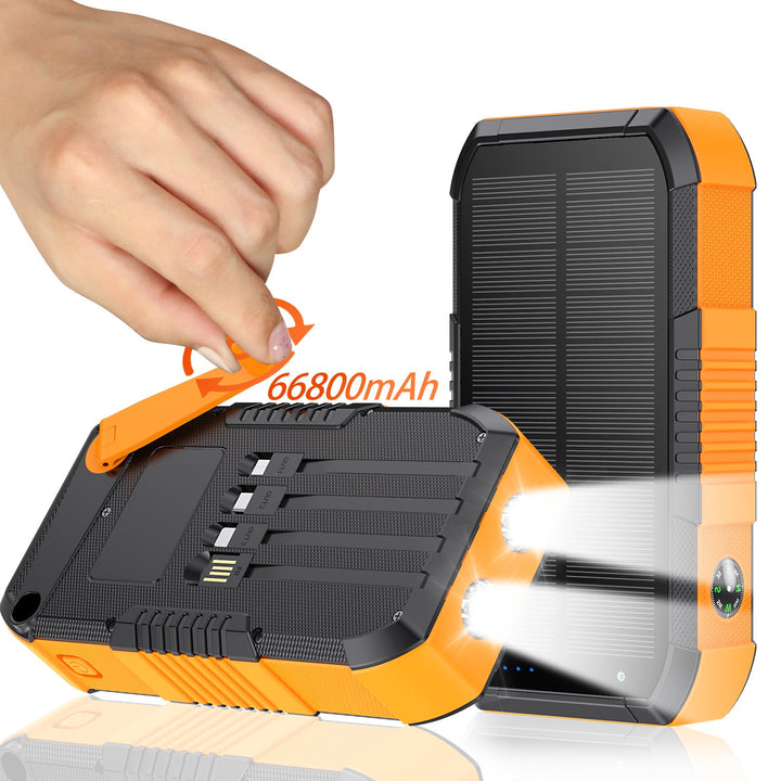 Solar Powerbank with 66800Mah and LED lamp Kalsten