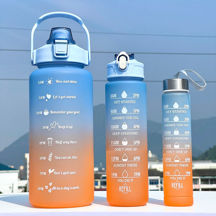 Unisex Motivating Water Bottle with Time Markings Kalsten
