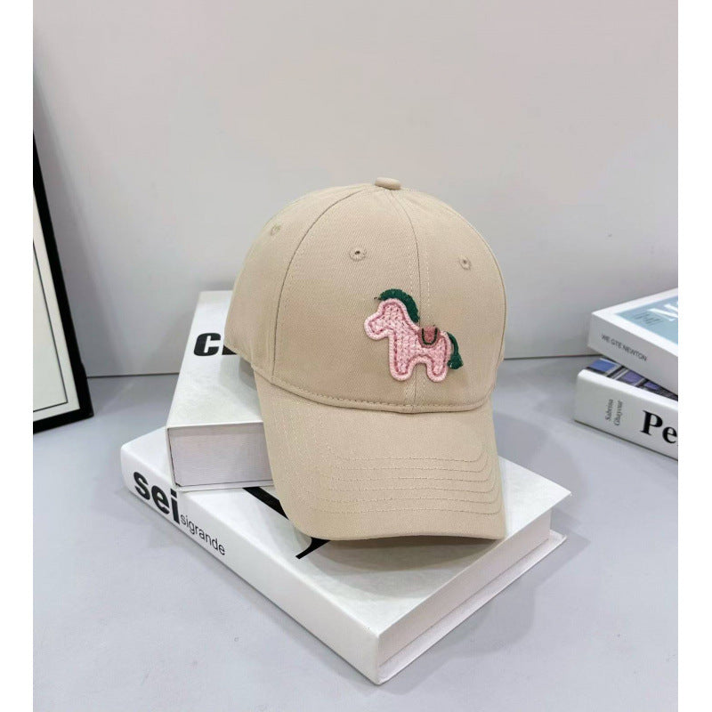Women's Playful Embroidered Pony Baseball Cap Kalsten