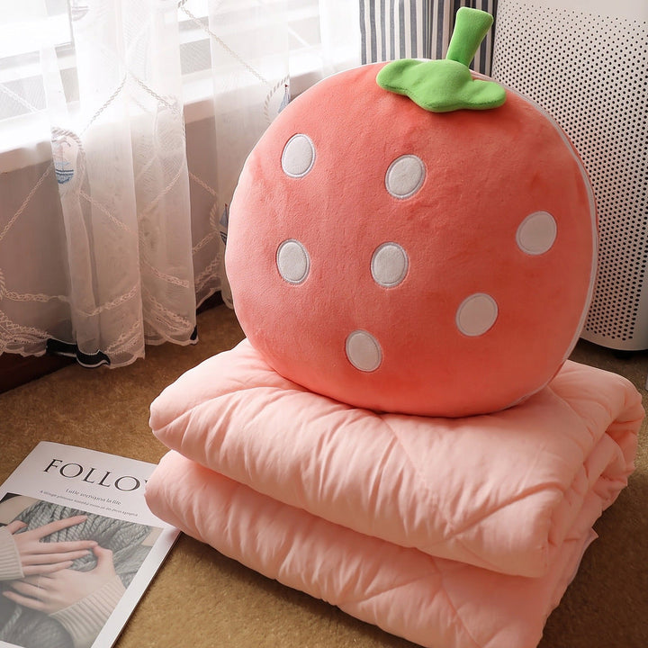 Plush pillow in fruity design Kalsten