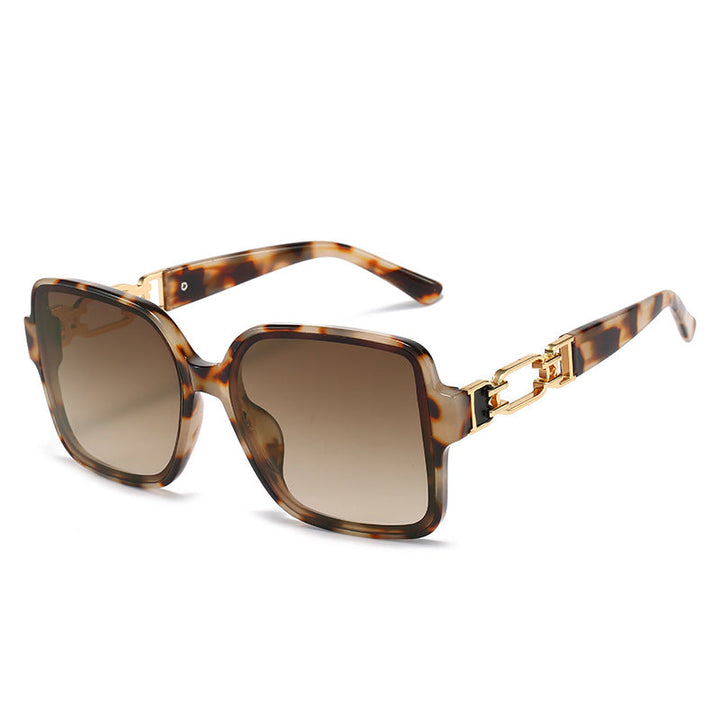 Ladies stylish square sunglasses with luxurious hinge design Kalsten
