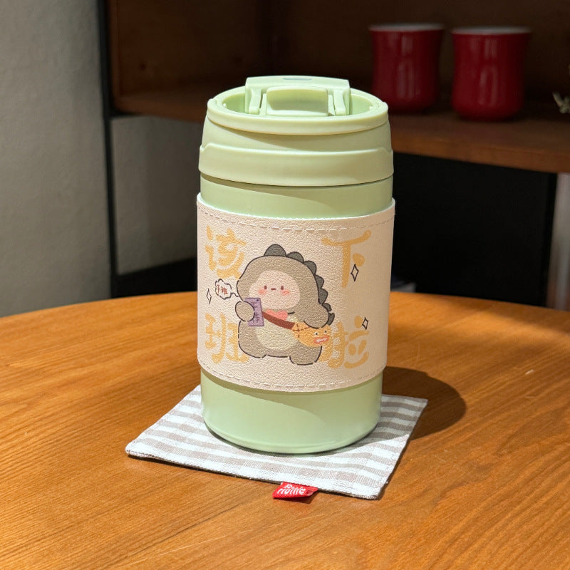 Women's Insulated Thermo Mug with Cute Animal Design Kalsten