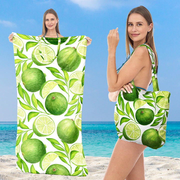 Tote bag in stylish lotus design Kalsten