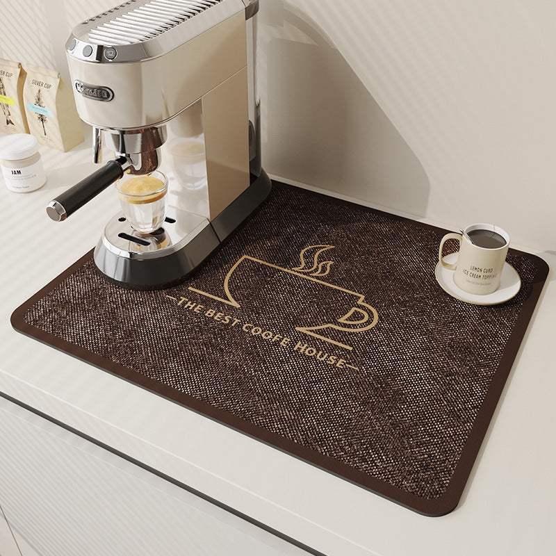 Coffee-Themed Kitchen Mat Kalsten
