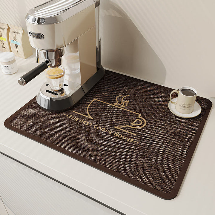 Coffee-Themed Kitchen Mat Kalsten