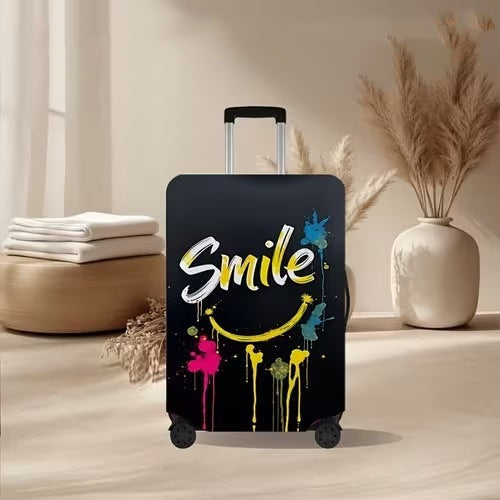 Unisex nan elastic suitcase cover with volcanic lava marble design, stretch protective cover for trolley Kalsten