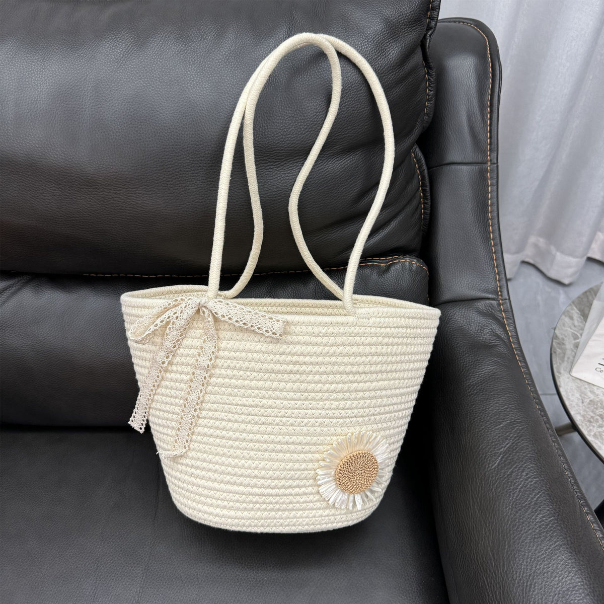 Trendy Straw Basket Bag Acalora