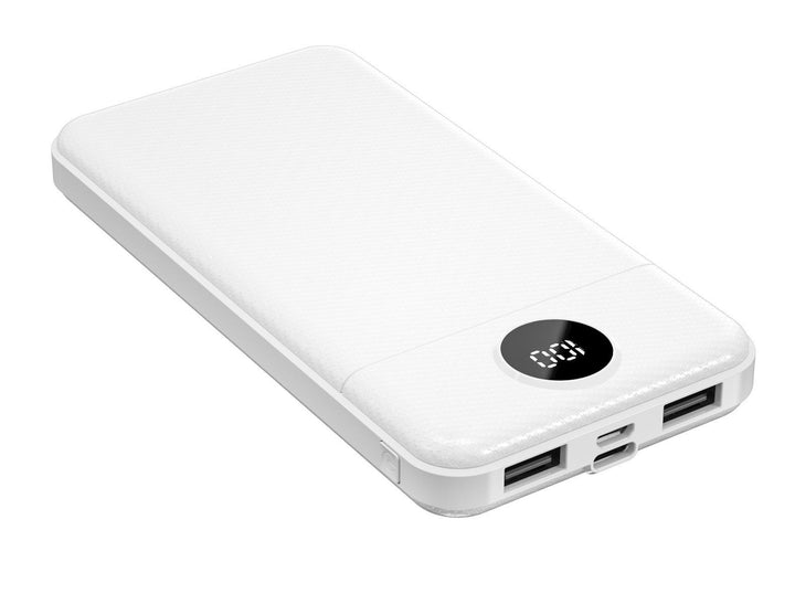 Portable power bank with intelligent LCD display and dual USB ports Kalsten