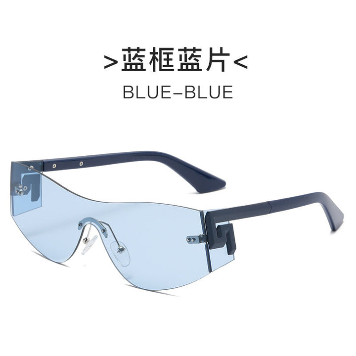 Women's futuristic oversized sunglasses with striking design Kalsten