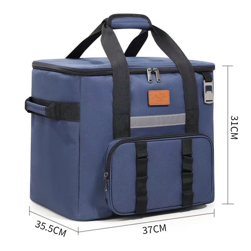 Women Insulated Picnic Cooler Bag with Side Pocket Kalsten