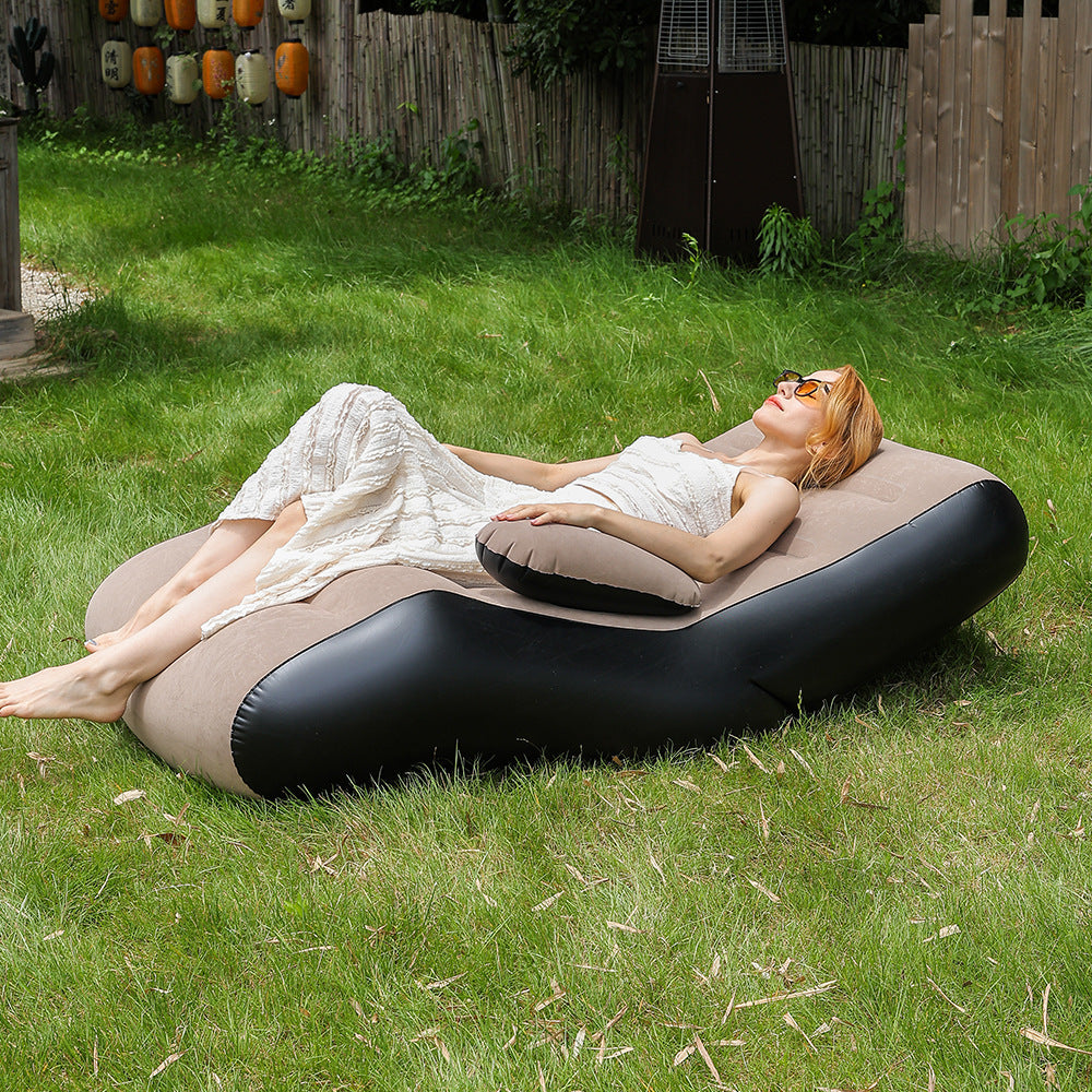 Ladies Cozy Bean Bag Chair made of Plush Kalsten