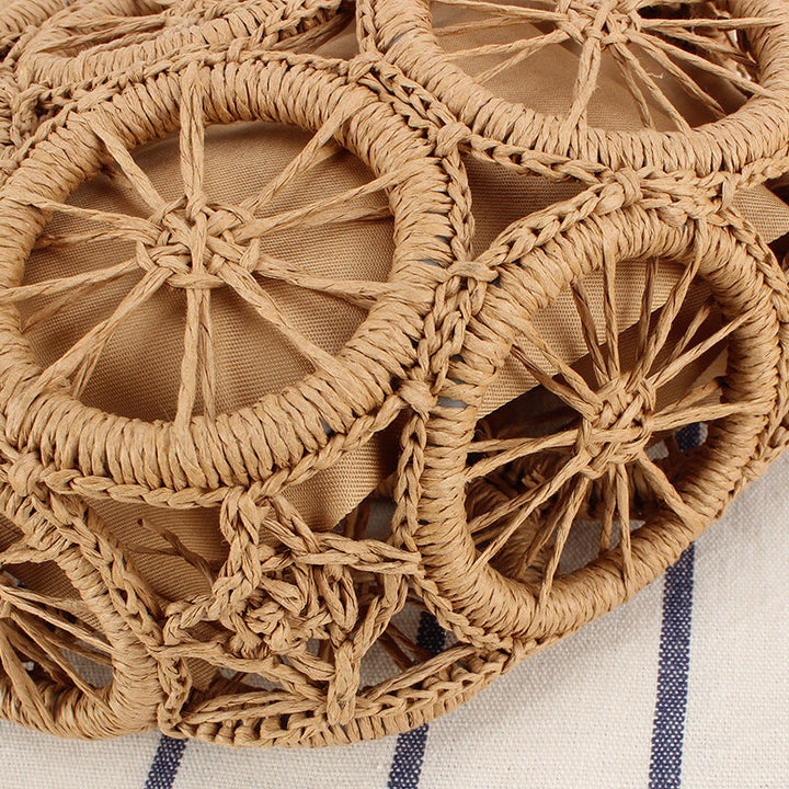 Round basket bag with unmistakable design Kalsten