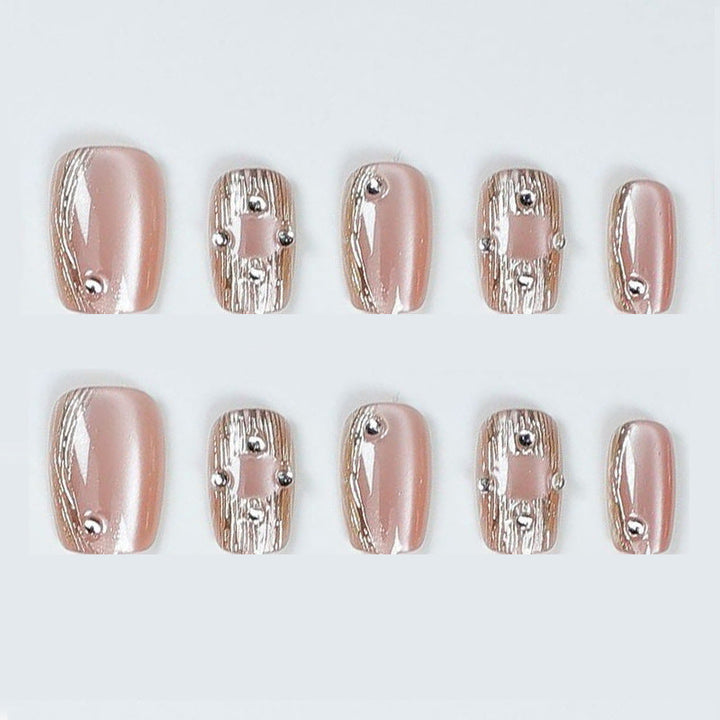 Elegant Press-On Nail Art Extensions Kalsten