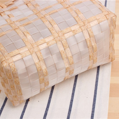 Stylish Transparent Shopping Bag Made of Woven Material Kalsten