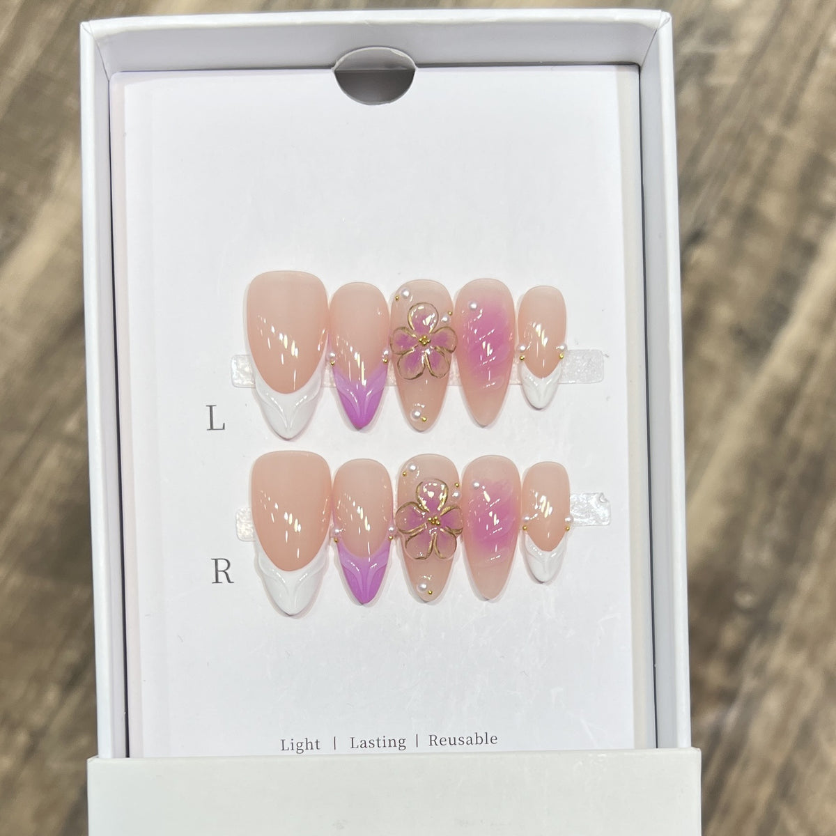 Reusable Press-On Nail Set Acalora