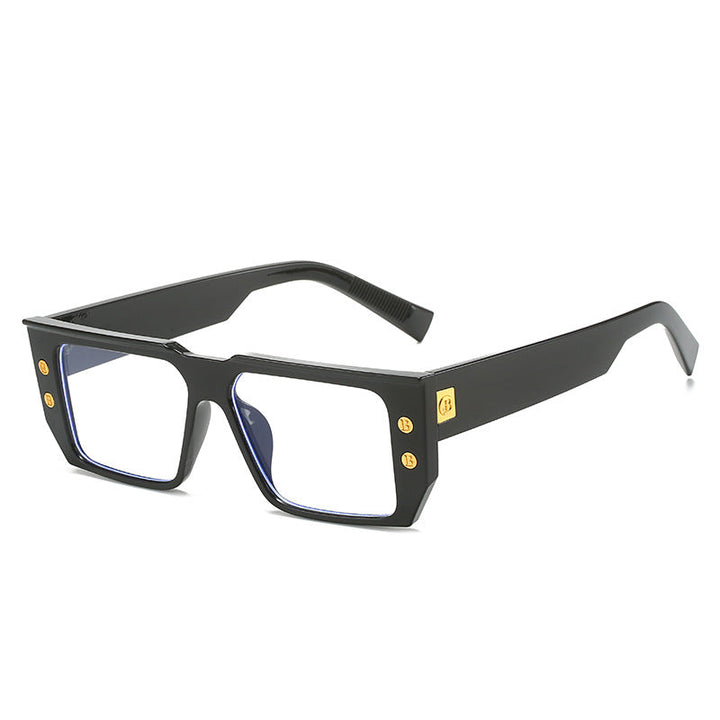 Women's fashionable clear glasses with golden accents Kalsten