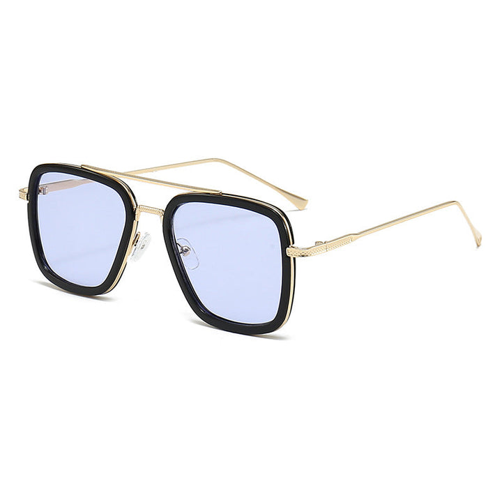 Women's fashionable square sunglasses with glamorous metal frame Kalsten