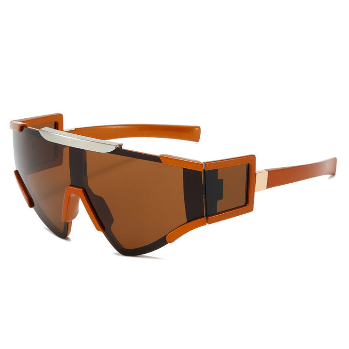 Men's Futuristic Shield Sunglasses Kalsten