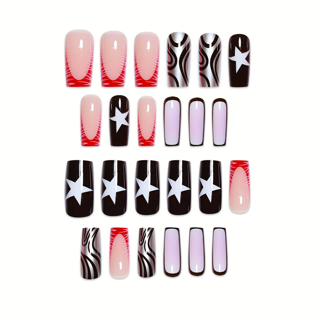 Creative Artistic Press-On Nails Kalsten