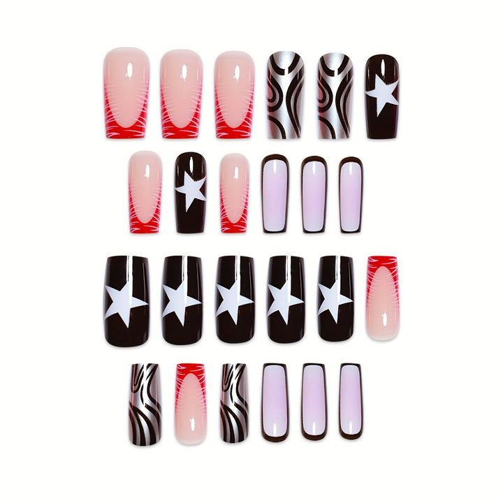Creative Artistic Press-On Nails Kalsten