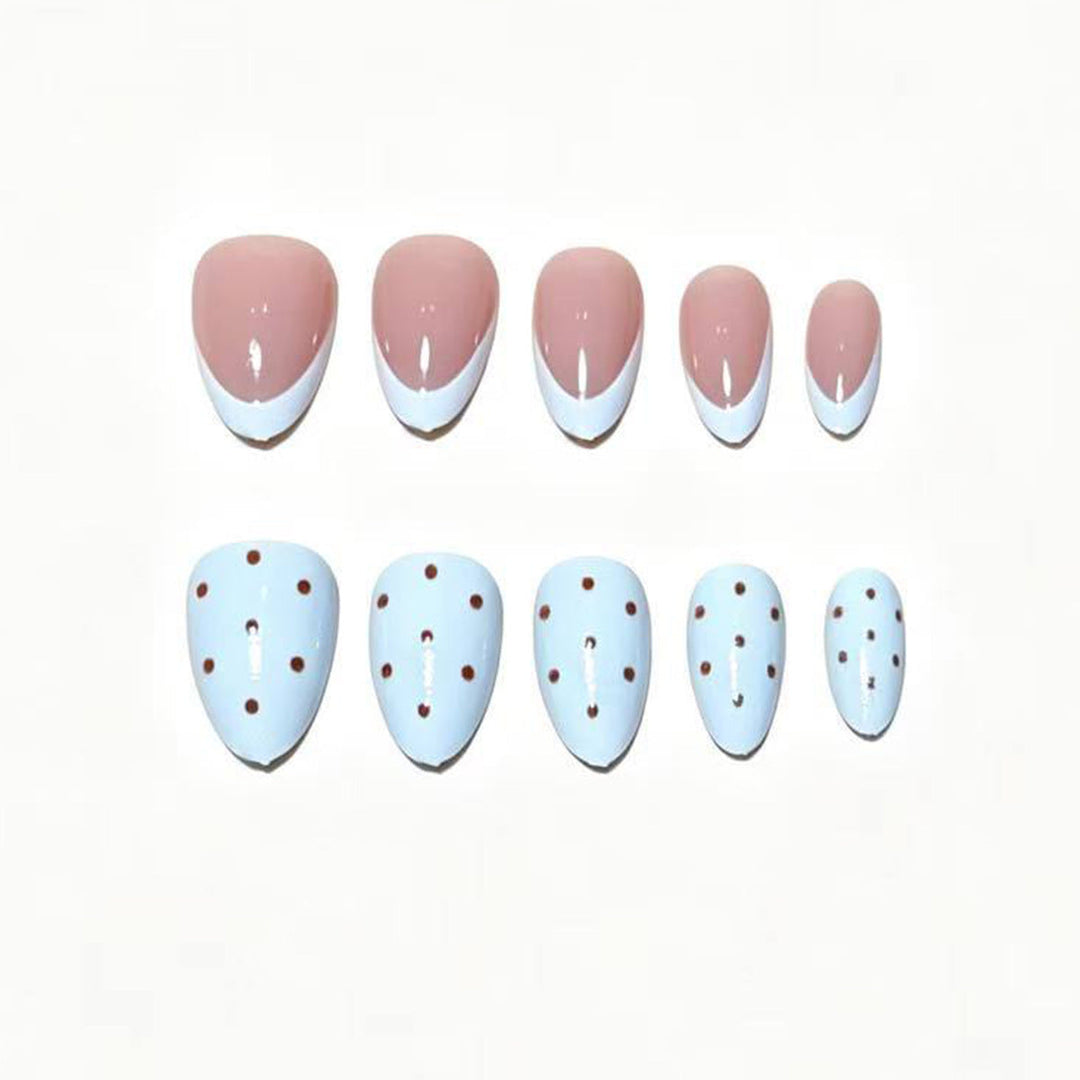 Creative Polka Dot Press-On Nail Tips Kalsten