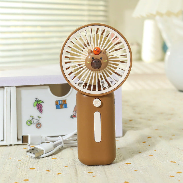 Women Portable Mini Fan with Cute Animal Design Kalsten
