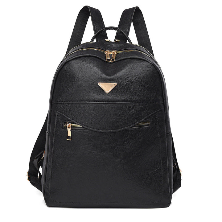 Elegant Faux Leather Backpack Kalsten