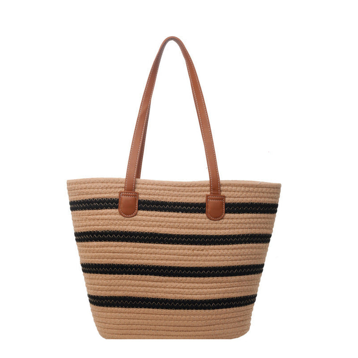 Casual tote bag with stylish stripe pattern Kalsten