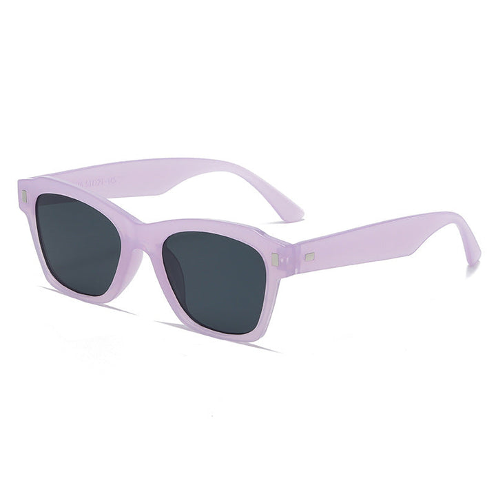 Women's fashionable sunglasses with transparent frame and high-quality UV protection Kalsten
