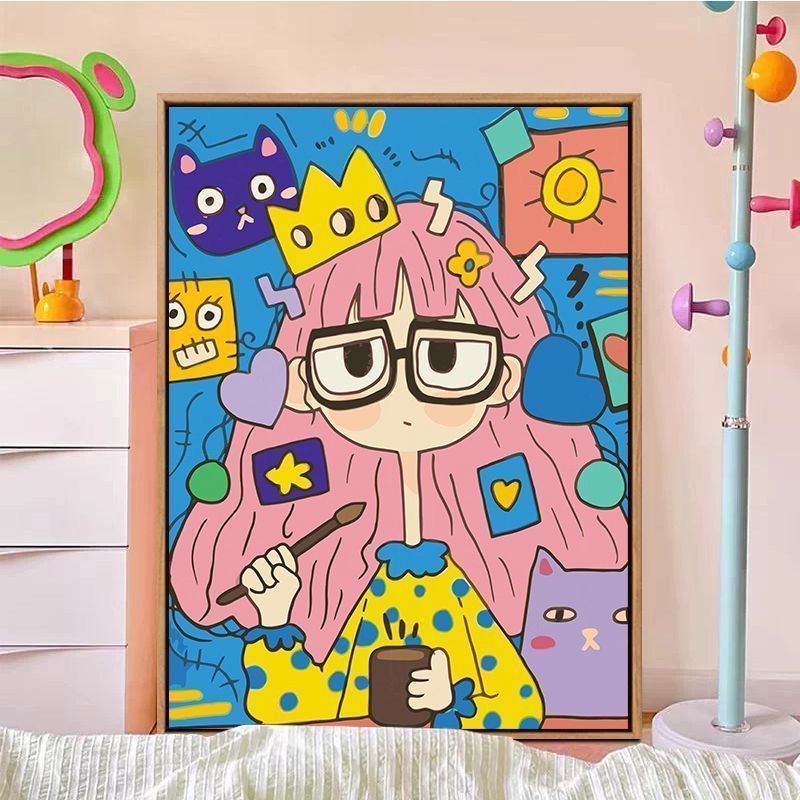 Colorful Abstract Canvas Art Kalsten