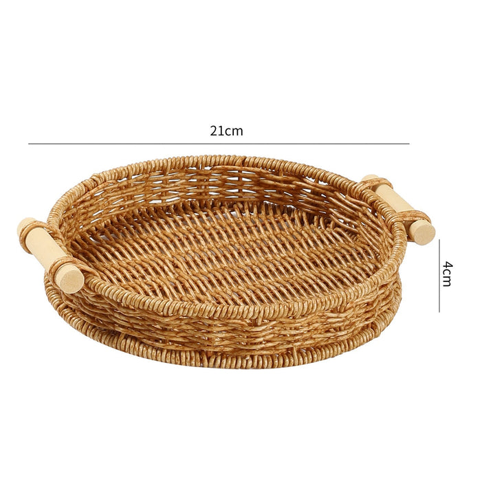Handwoven Decorative Serving Tray Kalsten