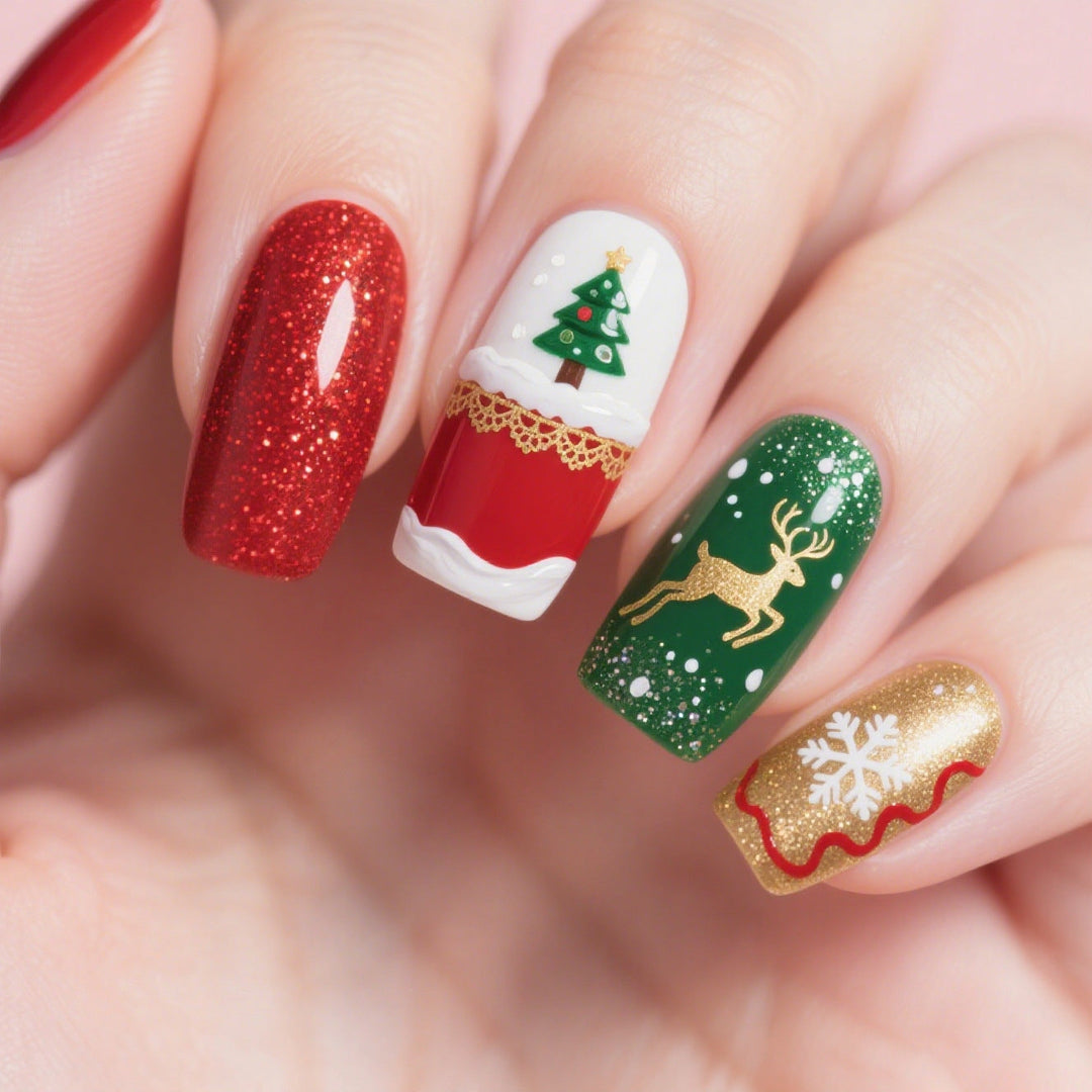 Festive Nail Art Stickers Kalsten