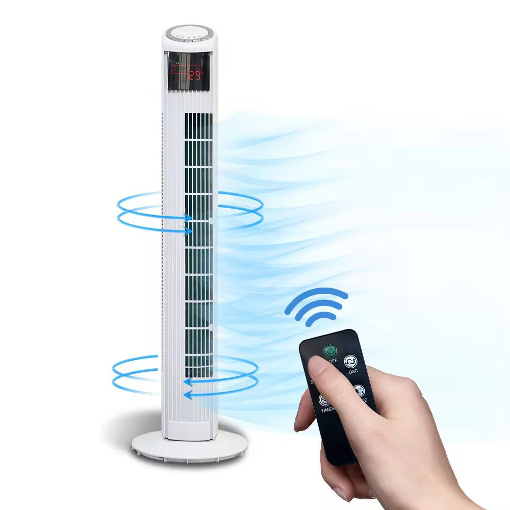 Cooling vertical oscillating tower fan with digital LED display and remote control Kalsten