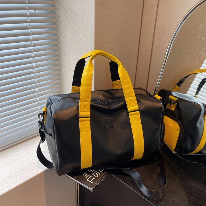 Sporty duffel bag with durable water-repellent material and versatile carrying options Kalsten