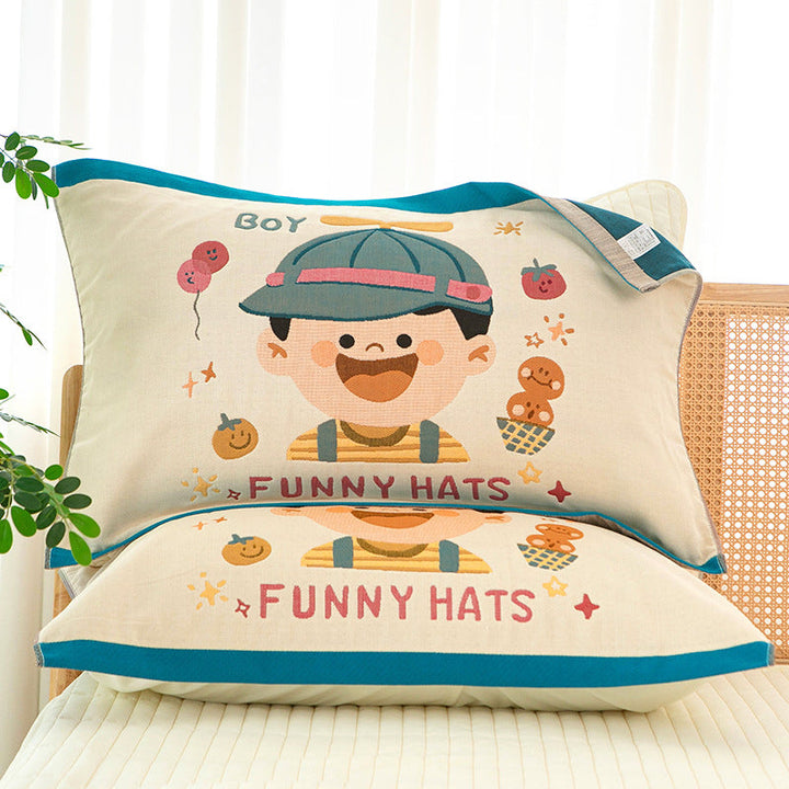 Women Decorative Pillow with Cheerful Design Kalsten