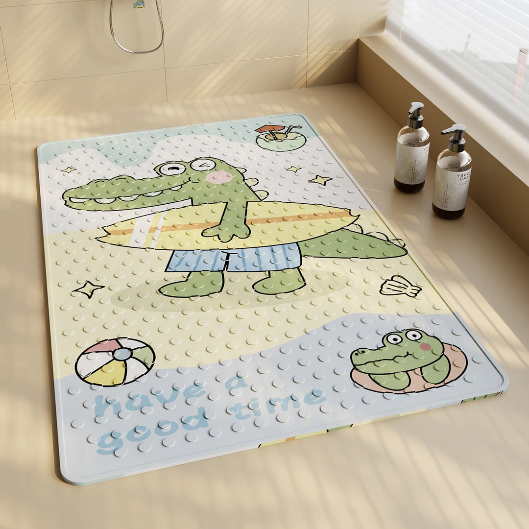 Fun Shark-Themed Bath Mat Kalsten