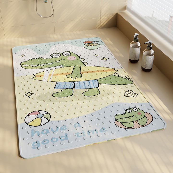 Fun Shark-Themed Bath Mat Kalsten