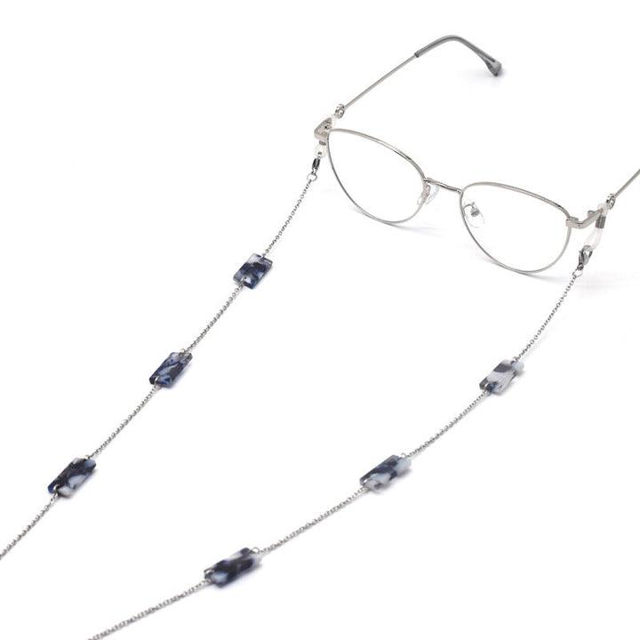 Elegant Bead-Accented Eyewear Holder Chain Kalsten