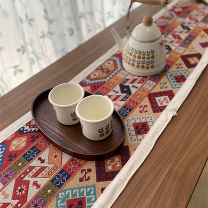 Decorative Floral Pattern Table Runner