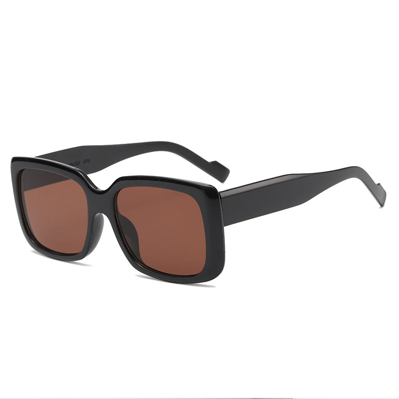 Women's fashionable square sunglasses with transparent frame and innovative design Kalsten