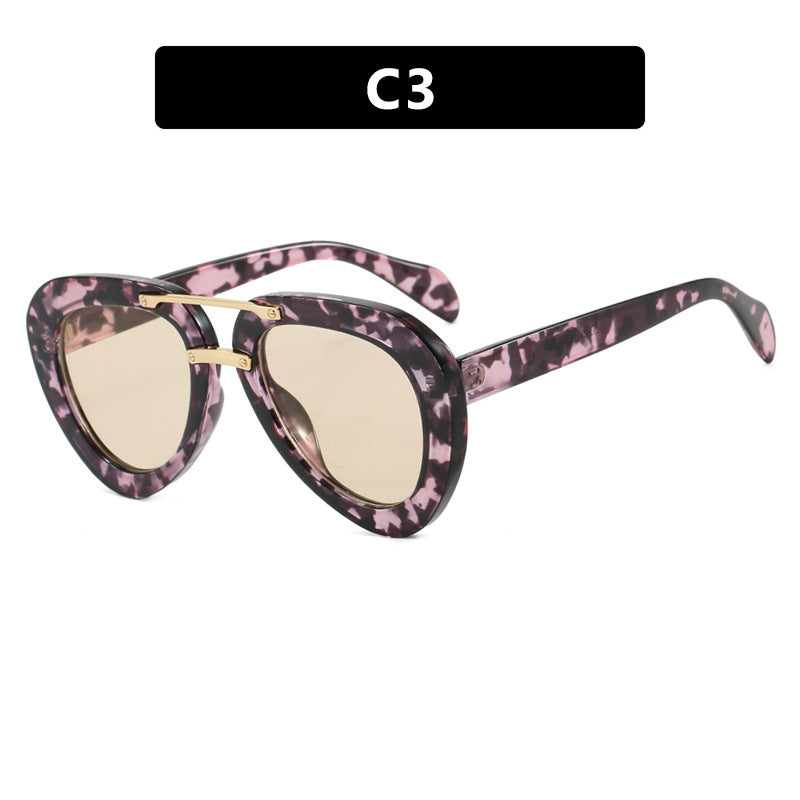 Womens extravagant sunglasses in modern heart design Kalsten