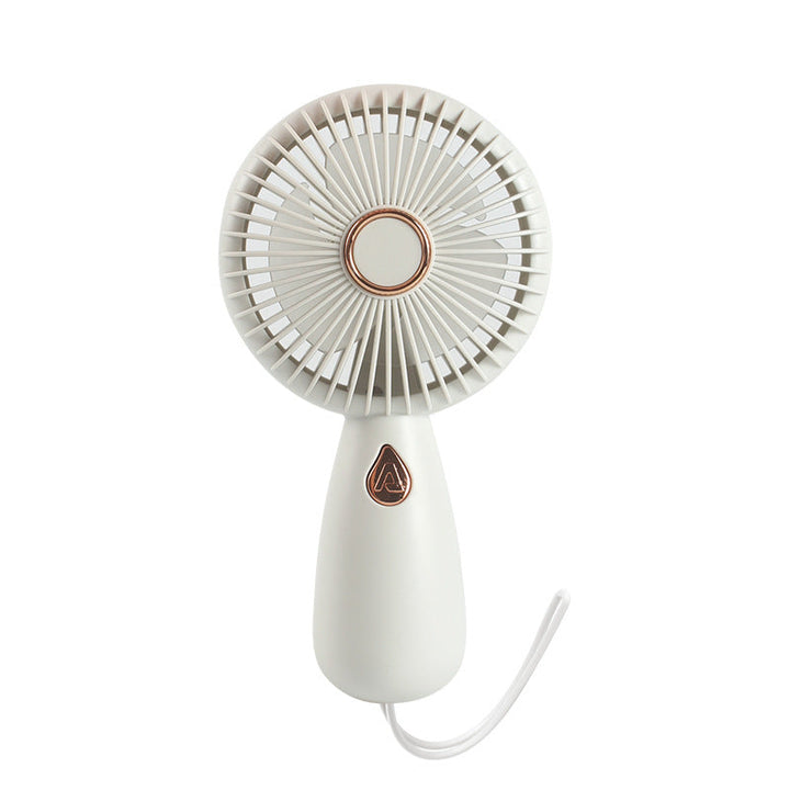 Women Portable Hand Fan with USB Charging Function and Ergonomic Grip Kalsten