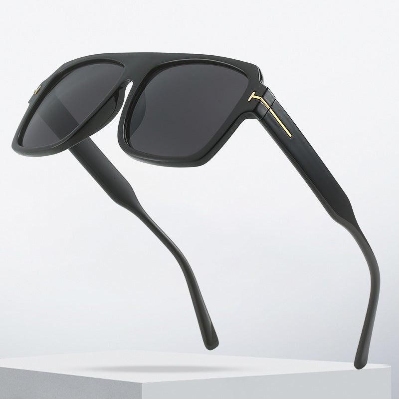 Women's square sunglasses with stylish, transparent frame Kalsten