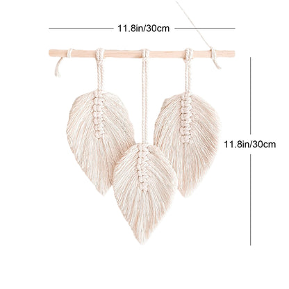 Decorative Leaf Macrame Wall Hanging Acalora
