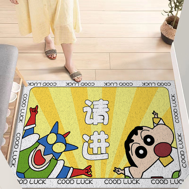 Cartoon Character-Themed Floor Mat