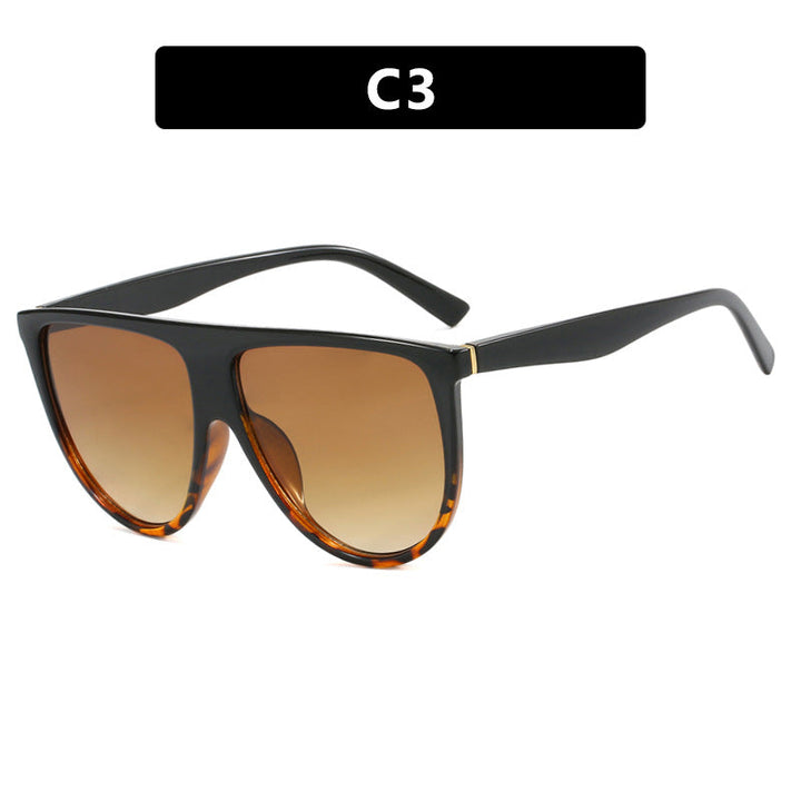 Ladies trendy oversized sunglasses with stylish transparent frame Kalsten